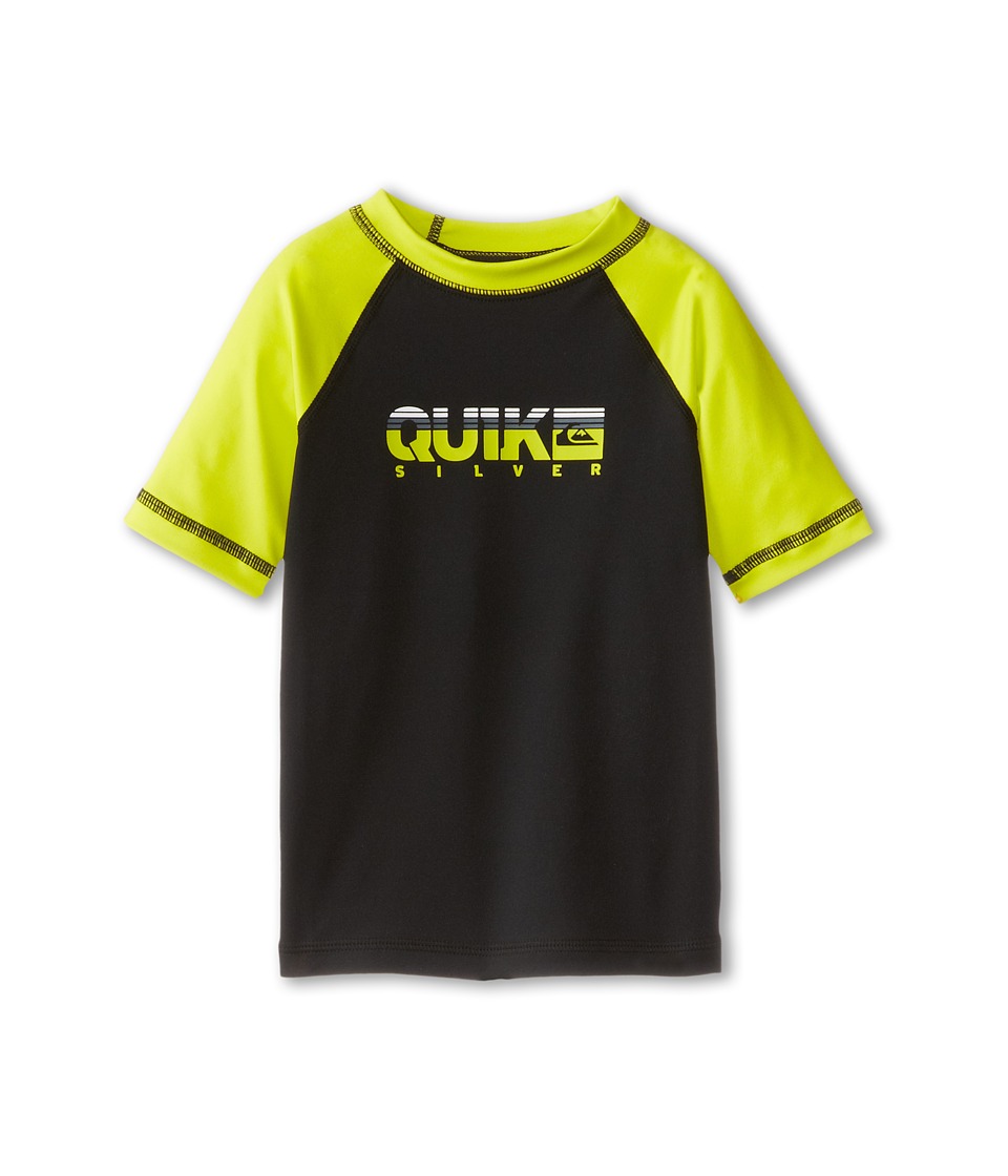 Quiksilver Kids Extra S/S Surf Shirt Boys Swimwear (Black)