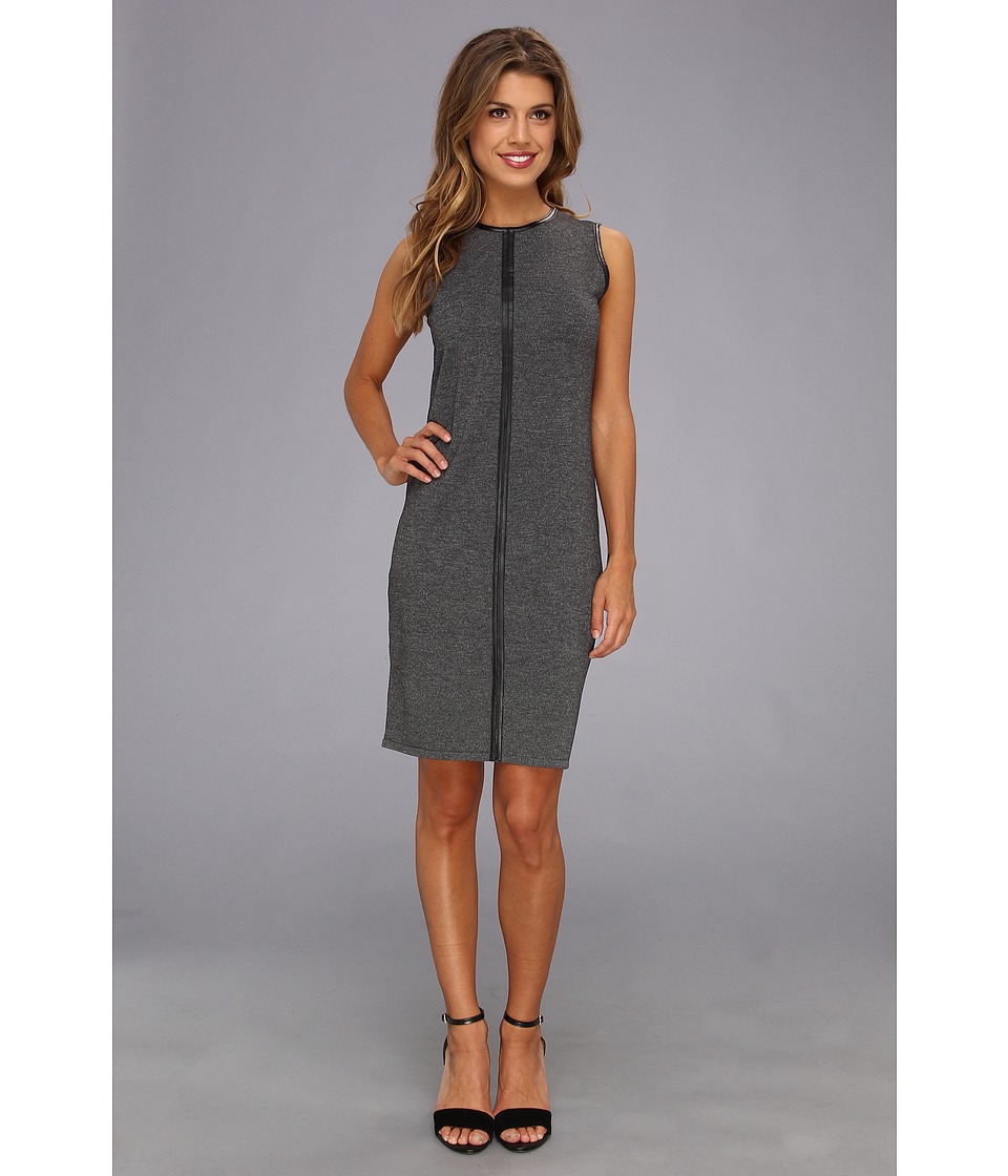 Calvin Klein Knit Sheath Dress Womens Dress (Black)