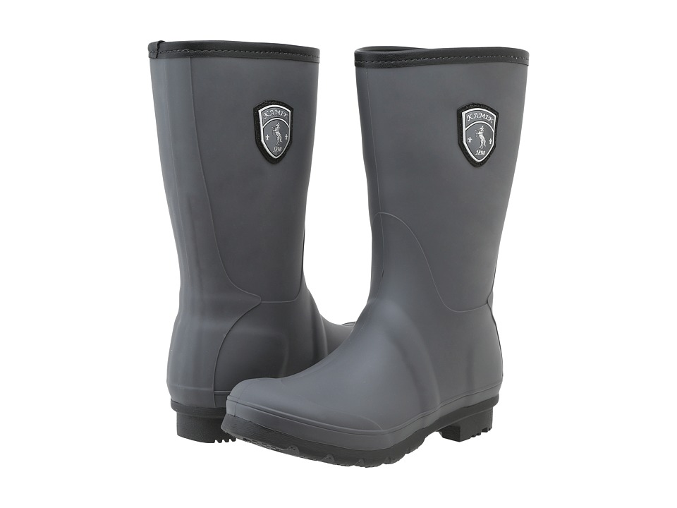 Kamik Jenny Womens Rain Boots (Gray)