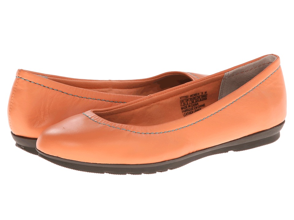 Rockport Total Motion Ballet Womens Flat Shoes (Orange)