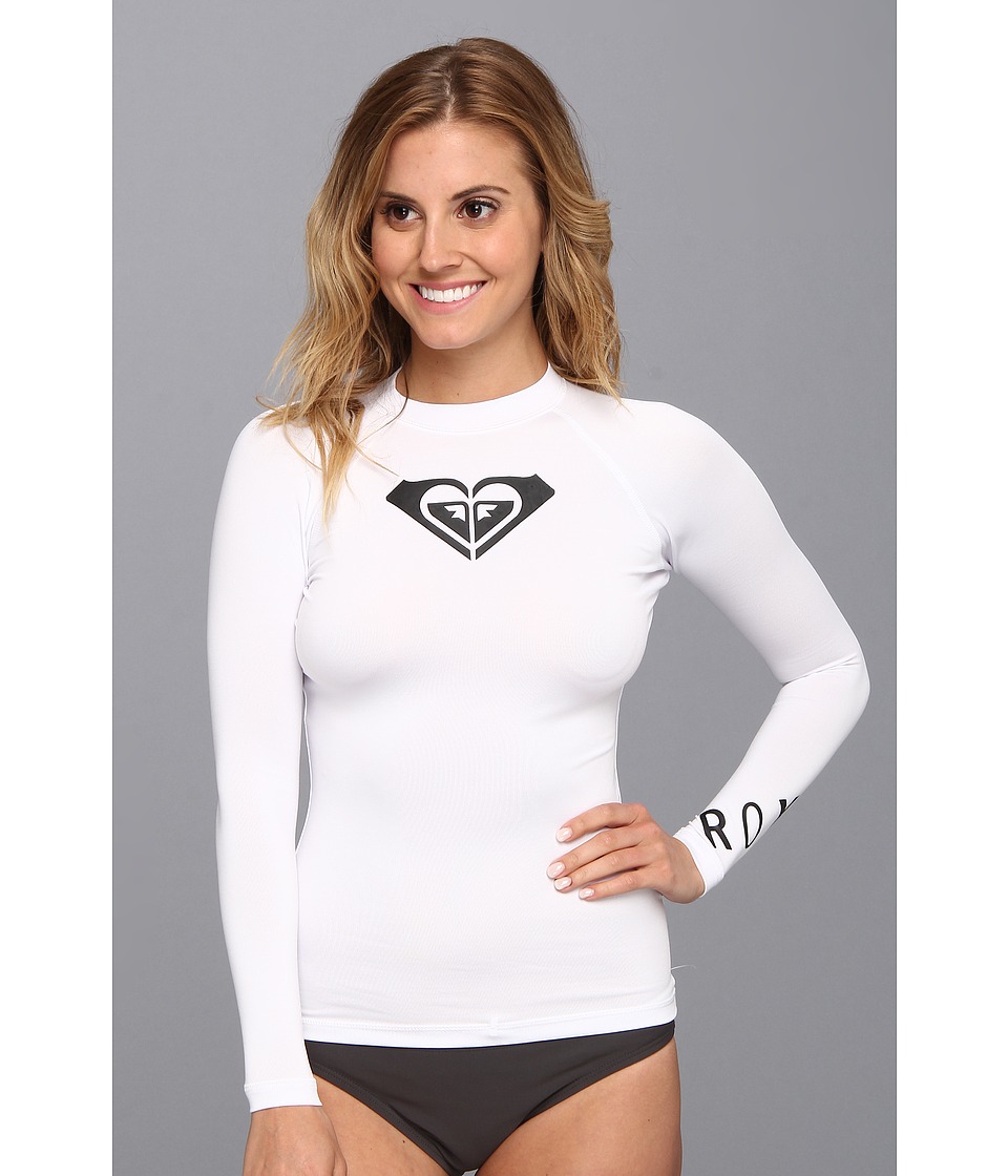 Roxy Whole Hearted L/S Surf Shirt Womens Swimwear (White)