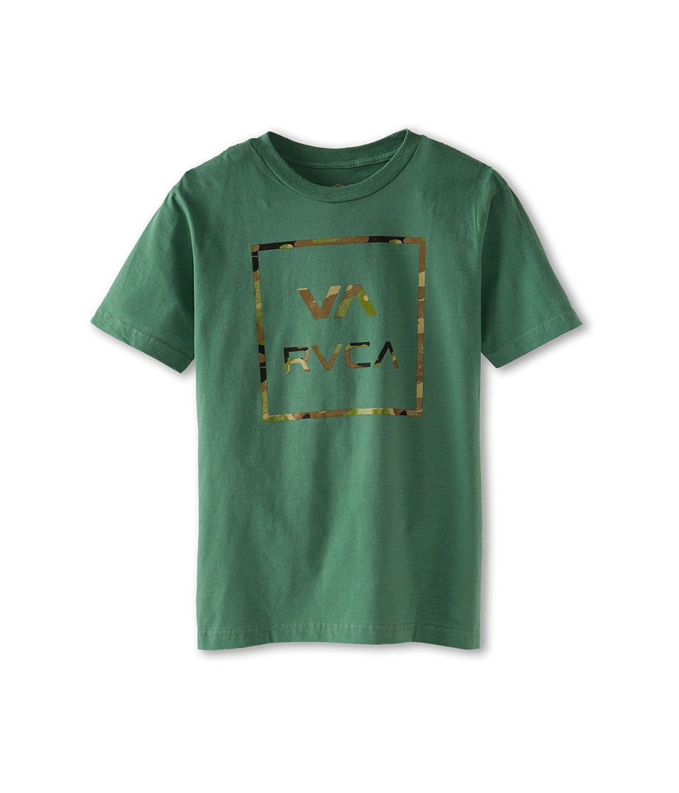 RVCA Kids Vamo Tee Boys T Shirt (Green)