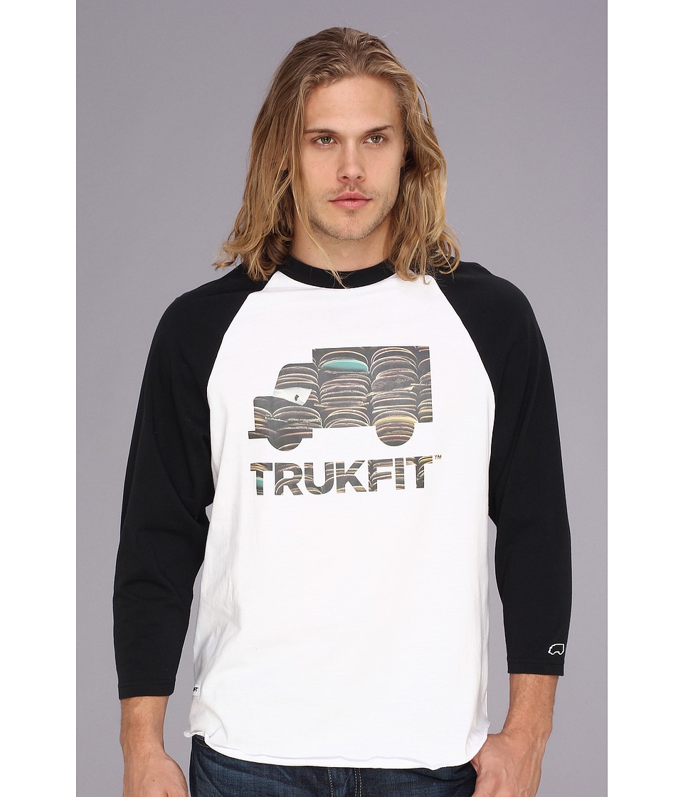 Trukfit Truk Logo Raglan Core Mens T Shirt (Black)