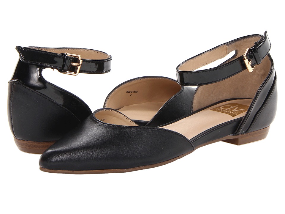 DV by Dolce Vita Gully Womens Dress Flat Shoes (Black)