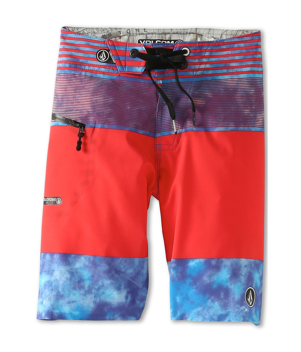 Volcom Kids Linear Mod Boardshort Boys Swimwear (Blue)