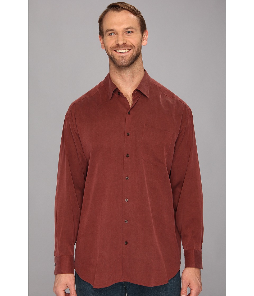 Tommy Bahama Big & Tall Big Tall New Crystal Bay L/S Shirt Mens Long Sleeve Button Up (Red)