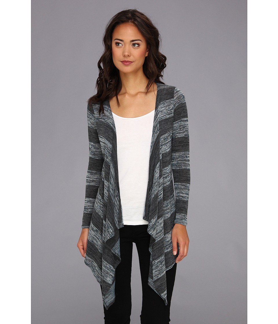 Gabriella Rocha Midtown Long Sleeve Cardigan Womens Sweater (Gray)