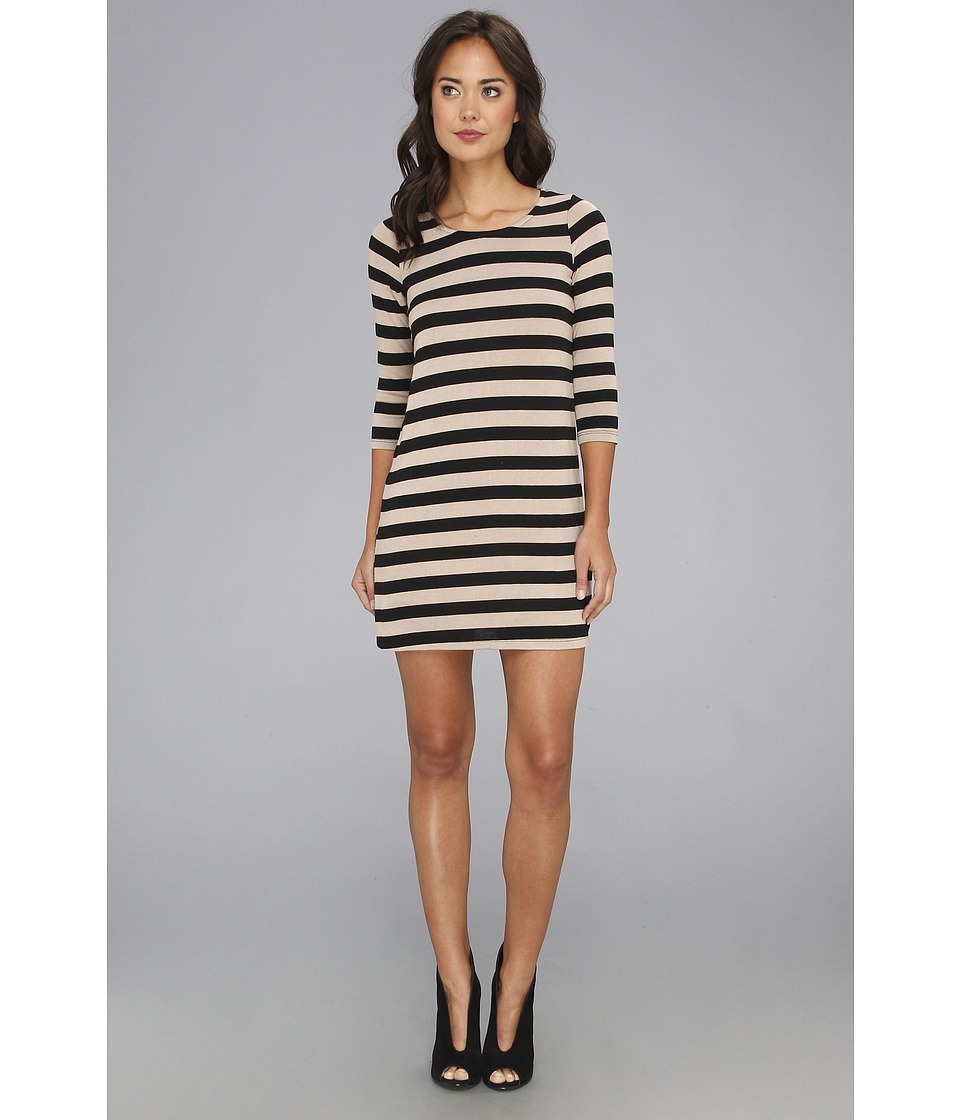 Gabriella Rocha Avery Striped Dress Womens Dress (Taupe)