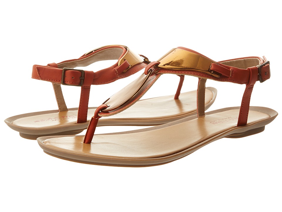 Kenneth Cole Reaction Snippity Snap Womens Sandals (Orange)