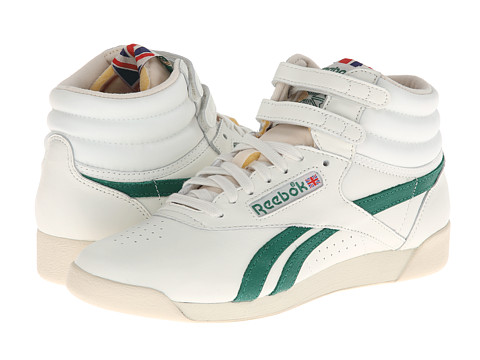 reebok freestyle hi vintage green