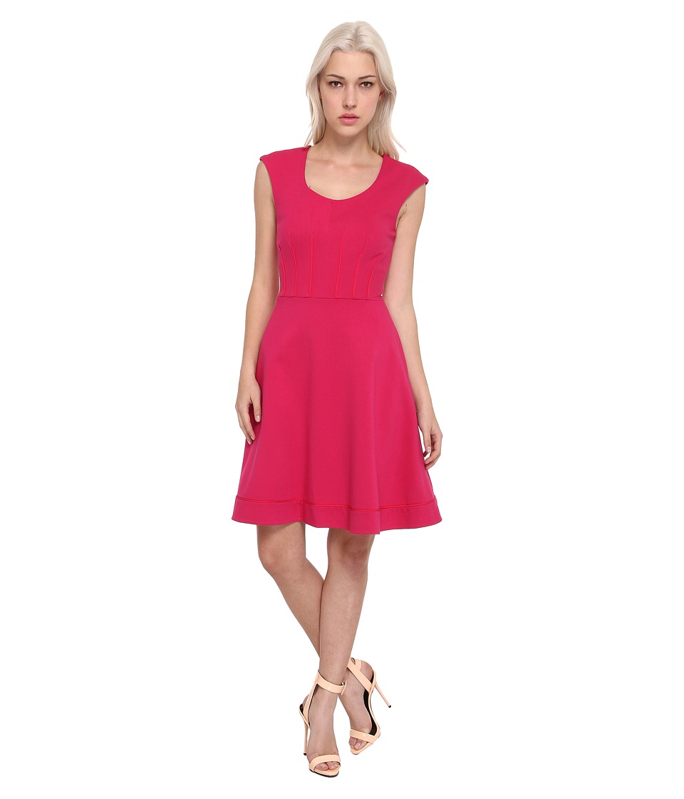 Rachel Roy Flared Dress Womens Dress (Red)