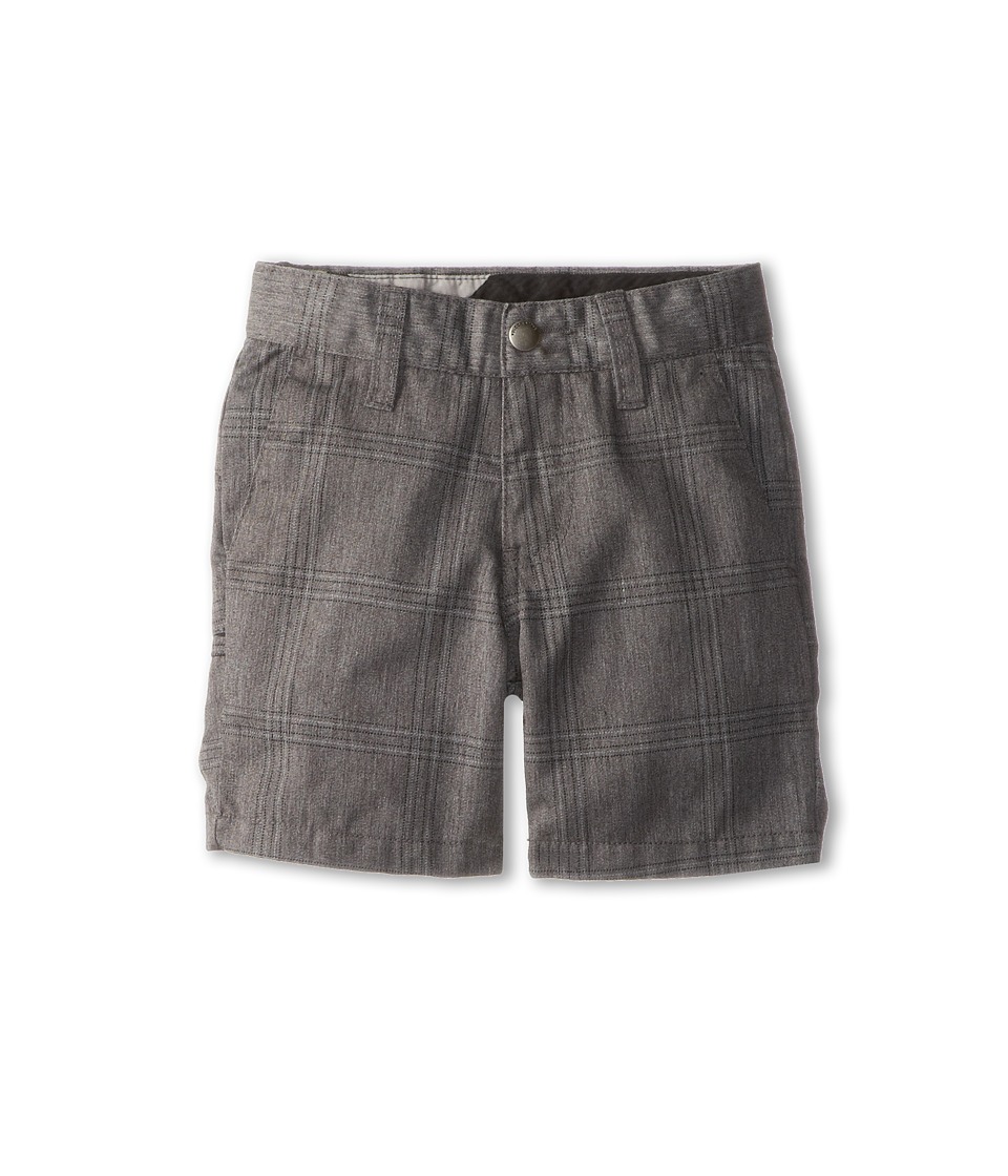 Volcom Kids Frickin Plaid Chino Short Boys Shorts (Gray)
