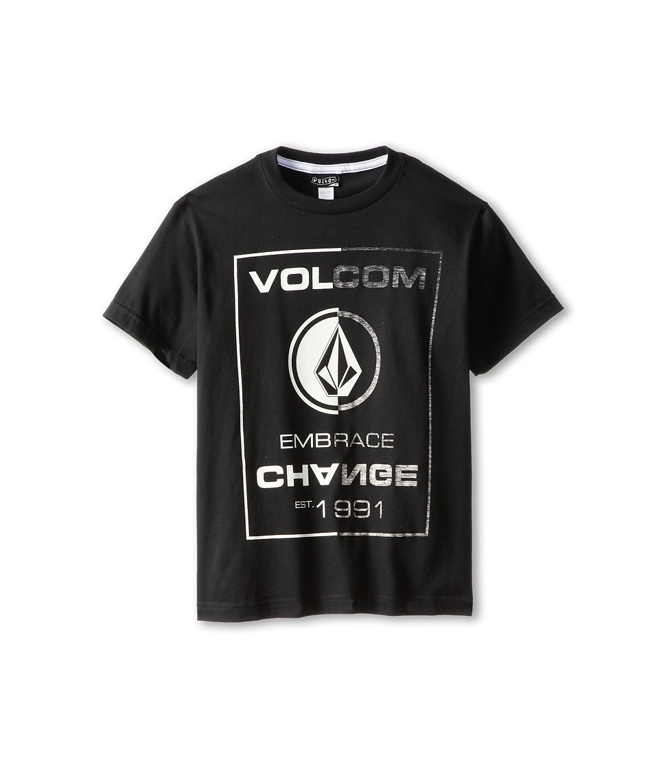 Volcom Kids Contract S/S Tee Boys T Shirt (Black)