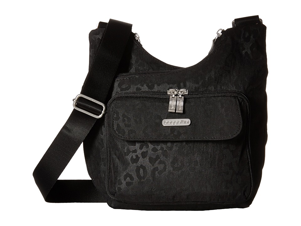 UPC 741980570557 Baggallini Criss Cross Travel Crossbody Bag, Black
