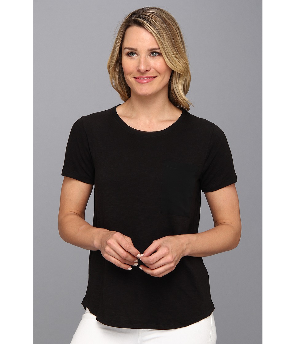 Calvin Klein Jeans Sheet Pocket Tee Womens T Shirt (Black)