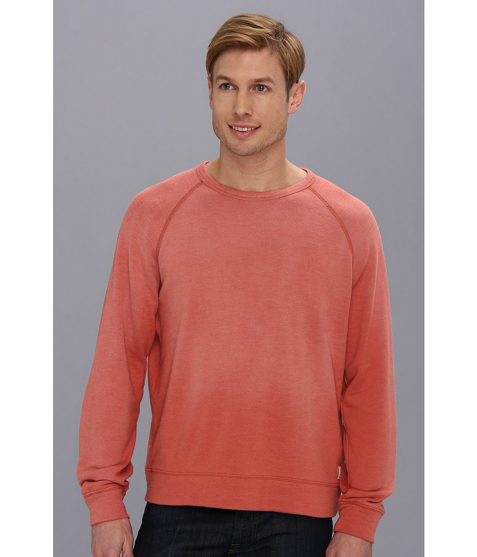 Lucky Brand Runyon Raglan Mens Long Sleeve Pullover (Red)