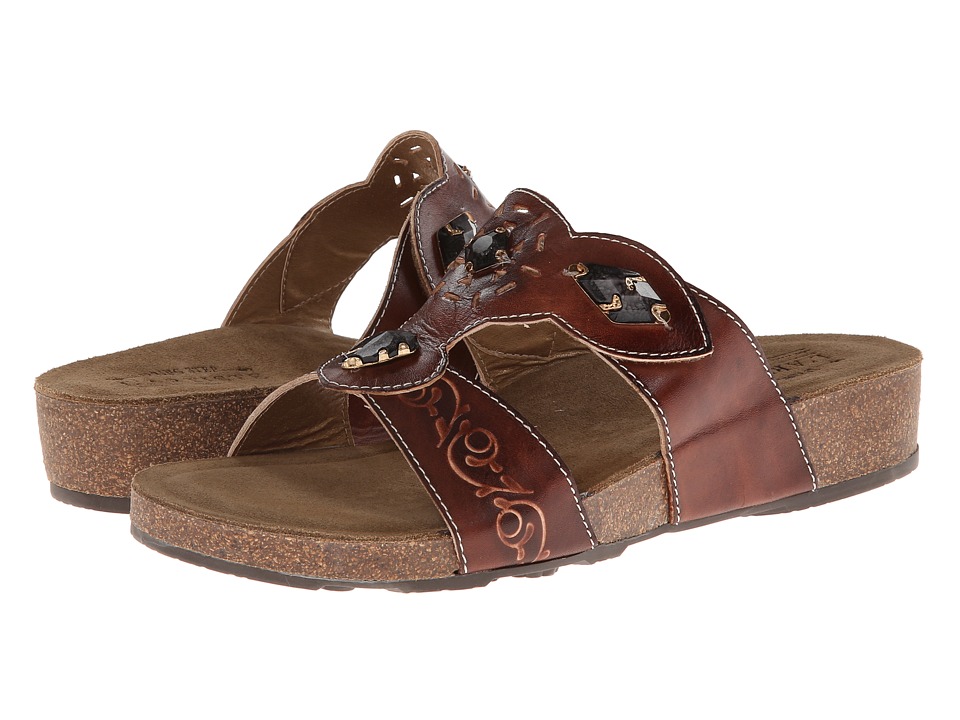 Spring Step Inviting Womens Dress Sandals (Brown)