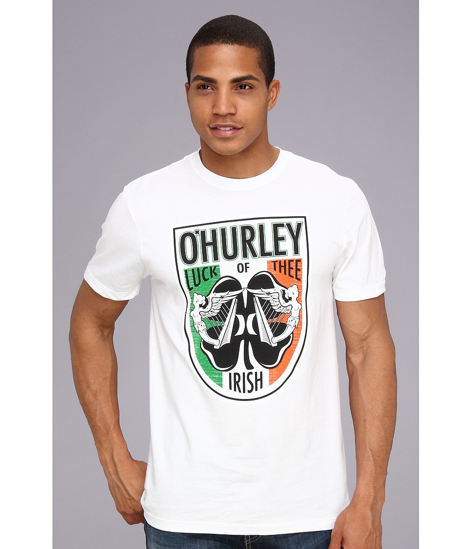 Hurley Luck Premium Tee Mens T Shirt (White)