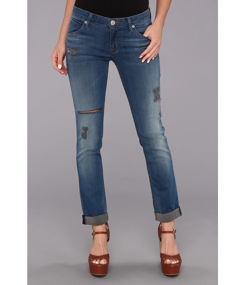 Hudson Bacara Straight Cuffed in Foxey Womens Jeans (Blue)