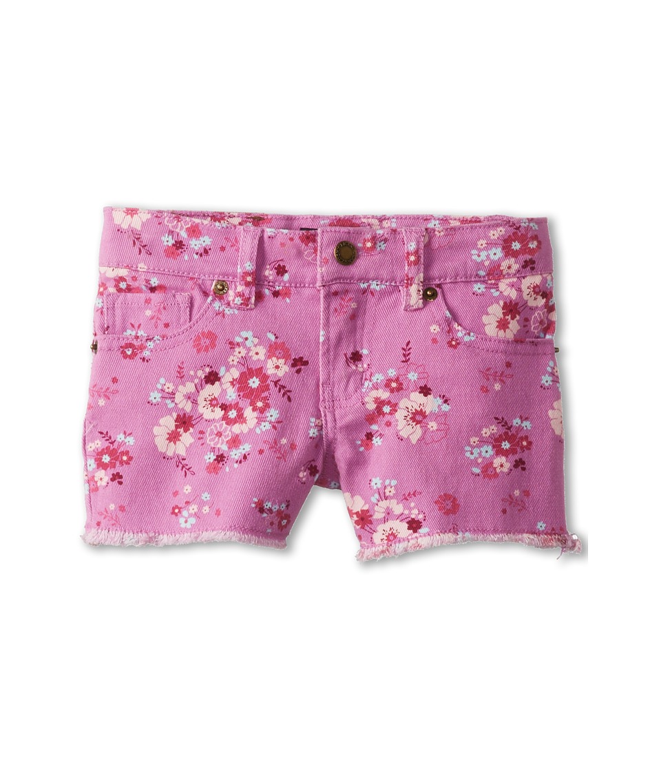 Lucky Brand Kids Girls Floral Print Riley Twill Short Girls Shorts (Purple)