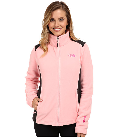 north face pink ribbon fleece