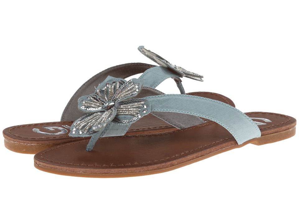 G by GUESS Lotuz Womens Sandals (Blue)