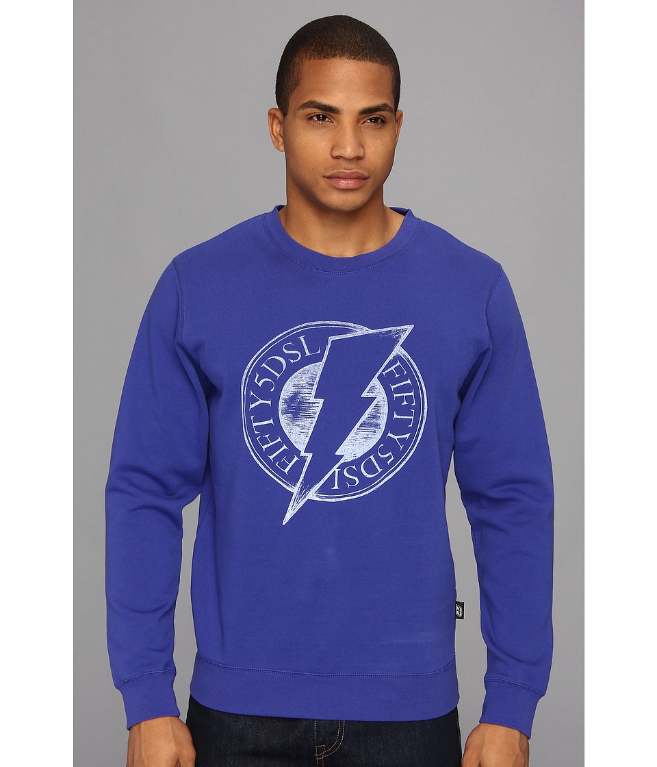 55DSL Fibberstain Sweatshirt Mens Sweatshirt (Blue)