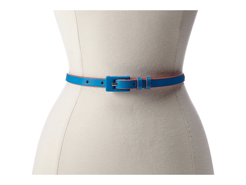Lodis Accessories Audrey Covered Buckle Pant w/ Contrast Edge Paint Belt Womens Belts (Green)