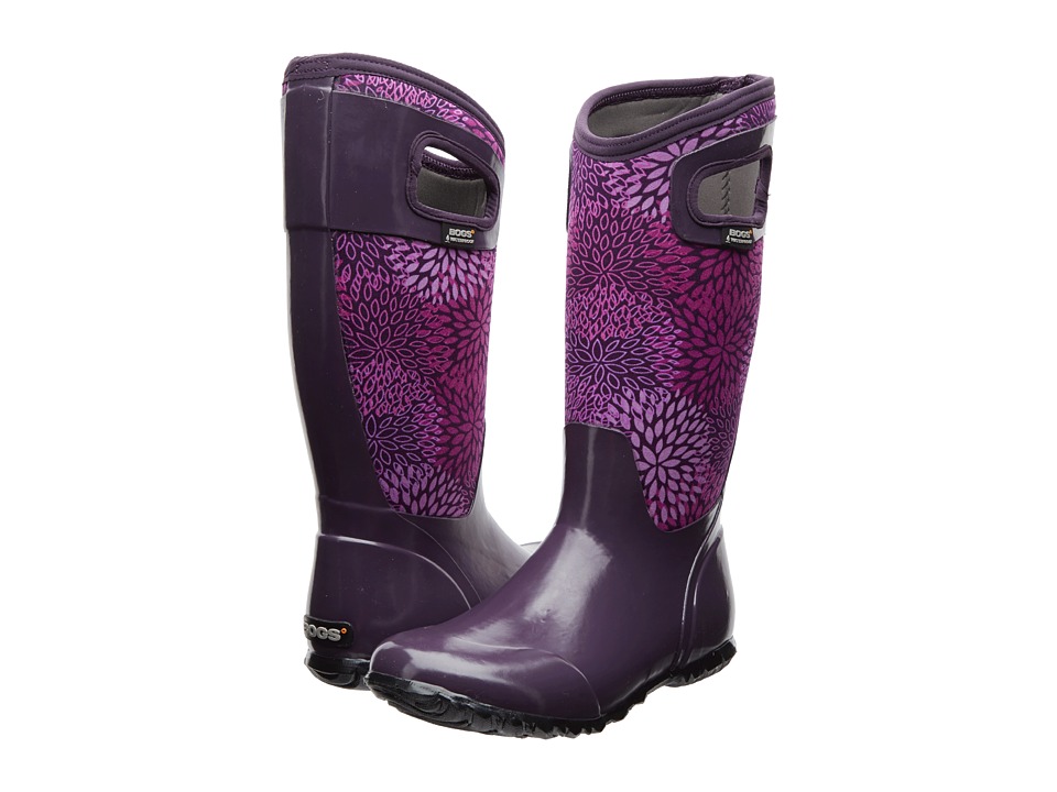 Bogs North Hampton Floral Plum Womens Shoes Bogs North Hampton Floral Plum Womens Shoes