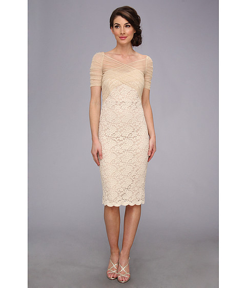Upc 884922492347 Badgley Mischka Stretch Lace Tail Dress Gold Upc 884922492347 Product Image For Badgley Mischka Stretch Lace Tail Dress Gold Women S