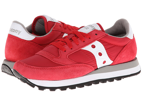 womens red saucony shoes