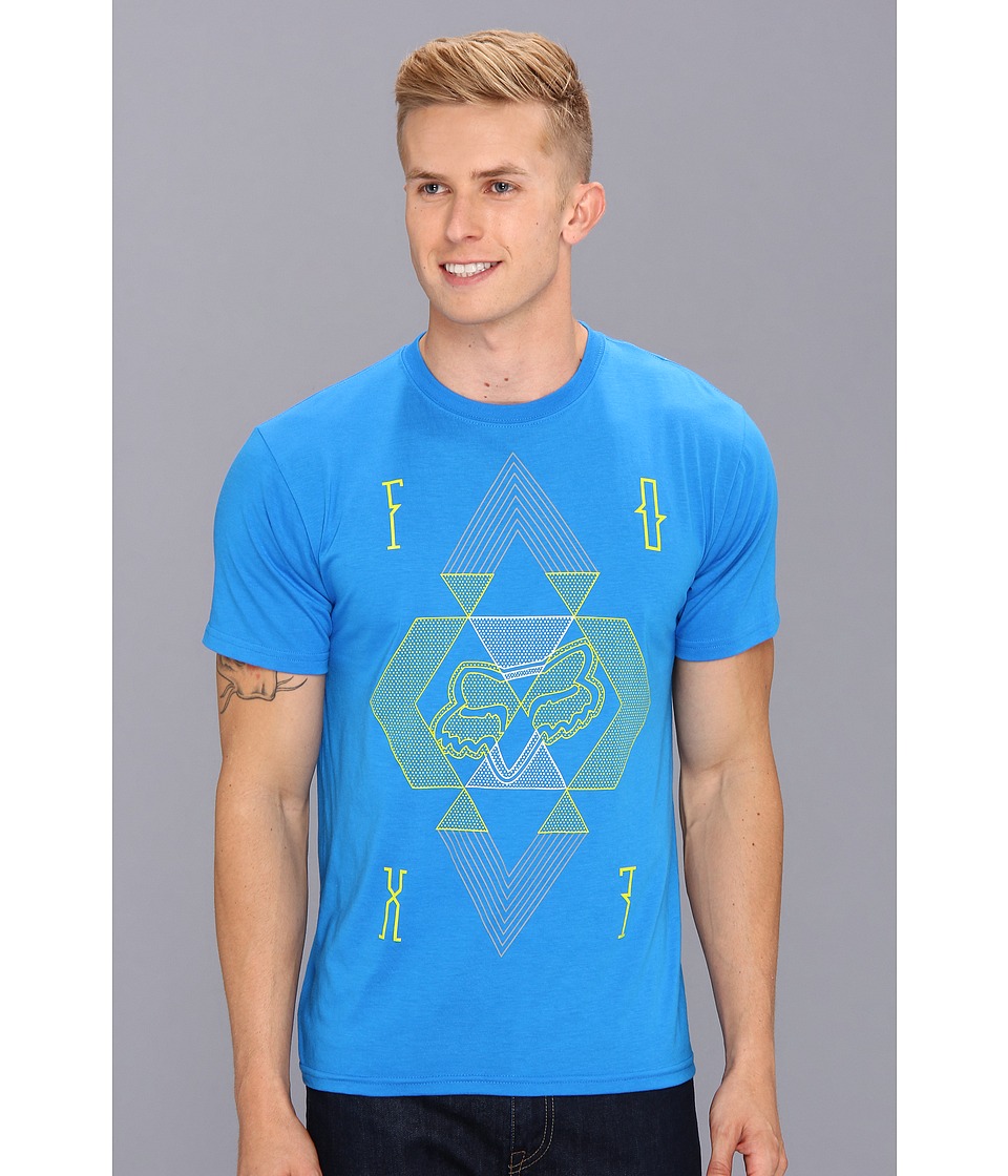 Fox Hyped S/S Tech Tee Mens T Shirt (Blue)