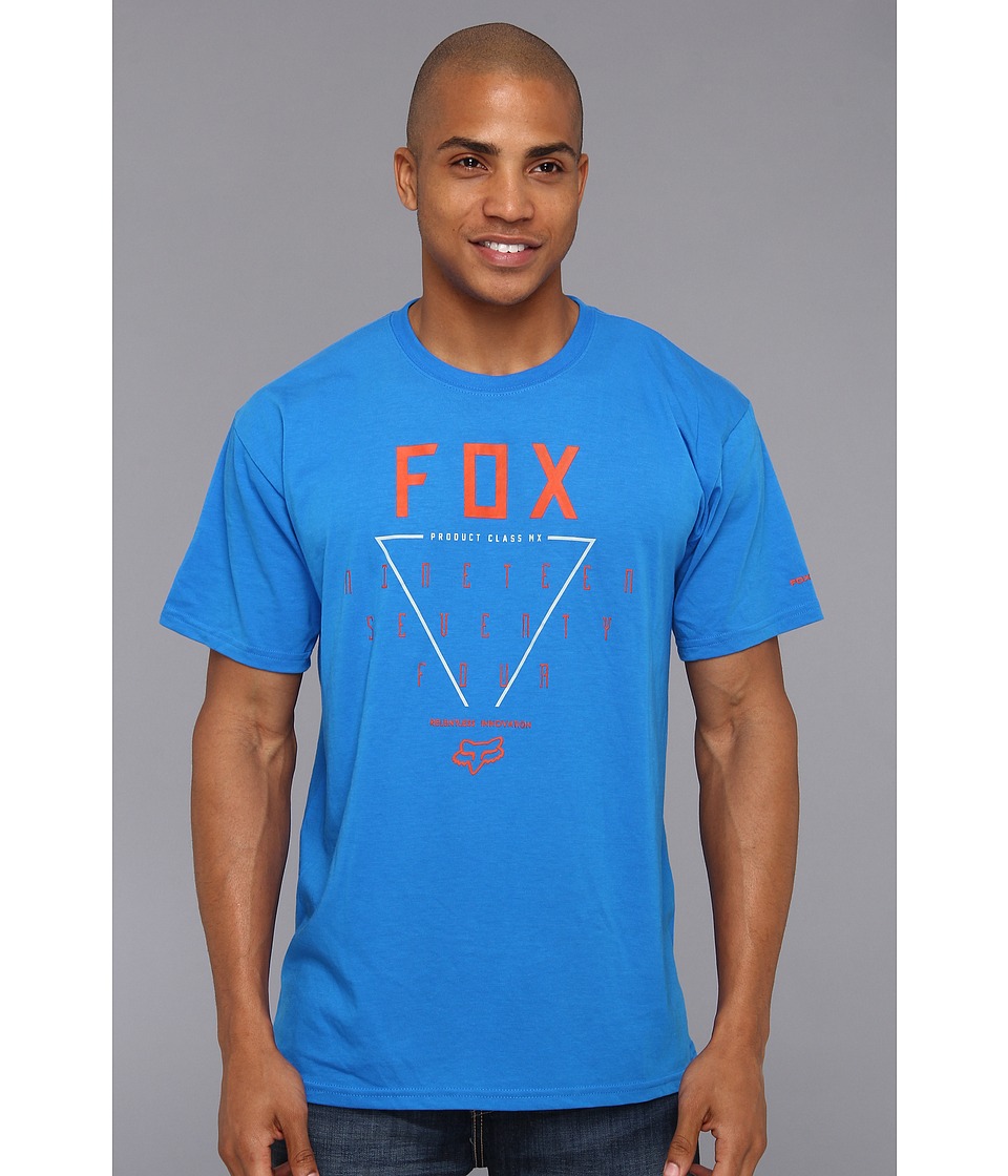Fox Atomic Scene S/S Tech Tee Mens T Shirt (Blue)