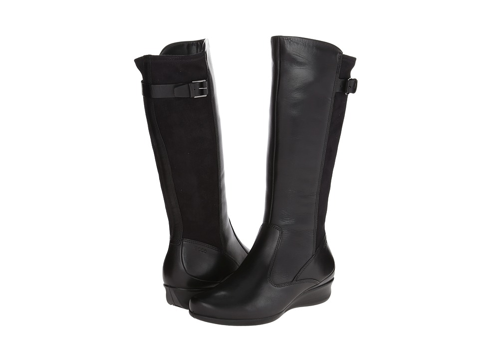 ECCO Abelone Tall Boot (Black/Black) Women