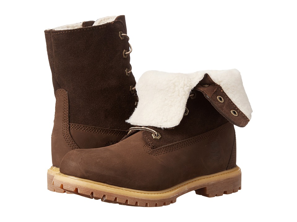 timberland authentic teddy fleece dark brown