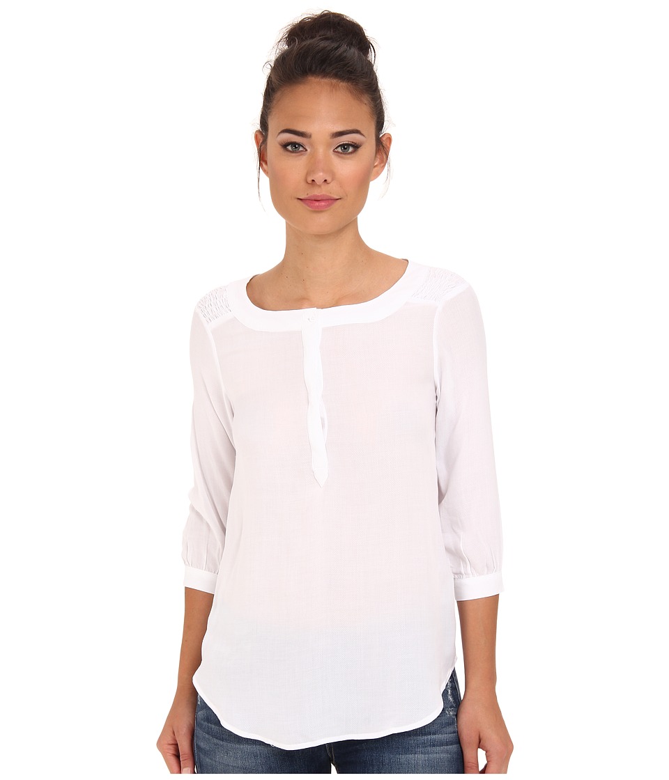 BB Dakota Arti Top Womens Long Sleeve Pullover (White)