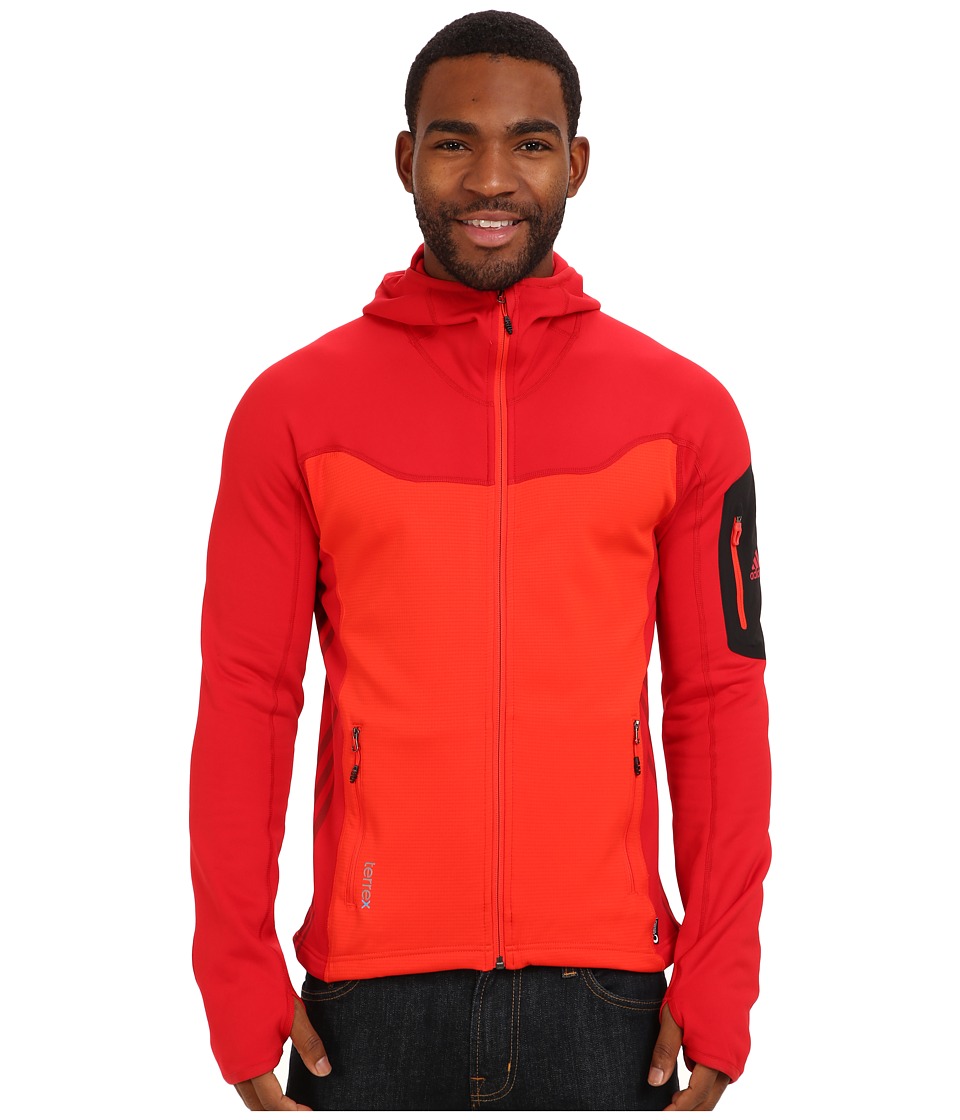 UPC 887779580908 adidas Outdoor Terrex Stockhorn Fleece Hoodie Light Scarlet Men s Sweatshirt upcitemdb