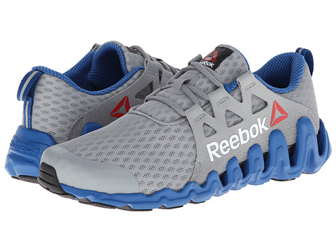 Reebok Women s Zigtech Big N Fast Running Shoes Grey Blue Reebok