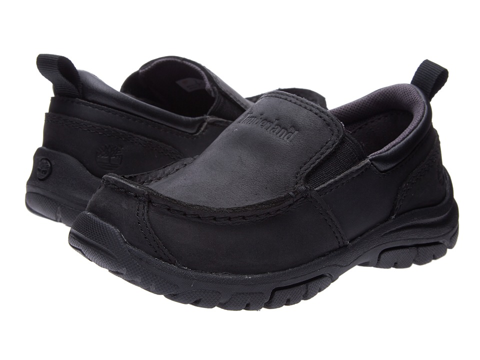 Timberland Kids Discovery Pass Slip-On (Toddler/Little Kid) (Black) Boys Shoes