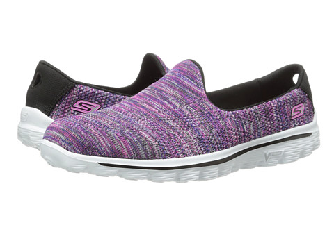 skechers go walk 2 womens purple Sale 