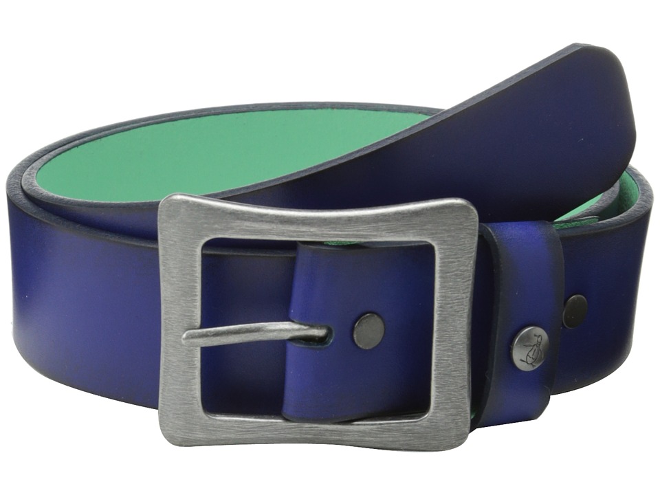 Original Penguin Leather Belt Mens Belts (Blue)