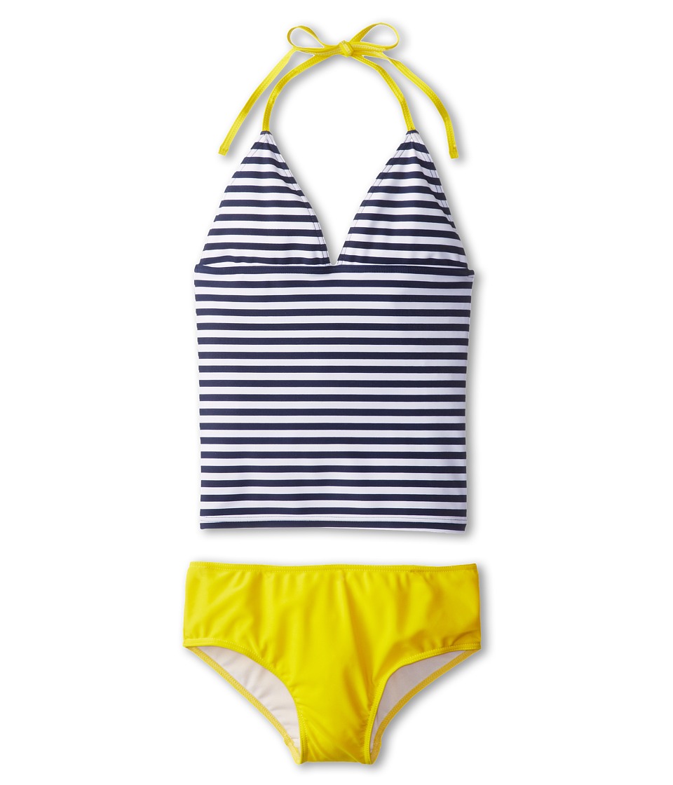 Toobydoo Tankini Stripe Girls Swimwear (Navy)