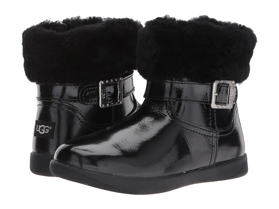 UGG Kids Gemma (Toddler/Little Kid) (Black) Girls Shoes
