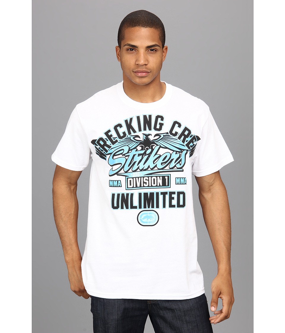 Ecko Unltd Wrecking Crew S/S Tee Mens T Shirt (White)