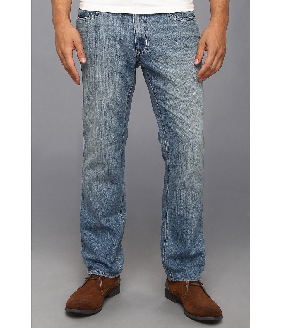 DKNY Jeans Soho Straight Jean in Hamilton Light Wash Mens Jeans (Blue)