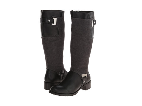 Bella-Vita - Anya II (Black/Grey Flannel) Women's  Boots