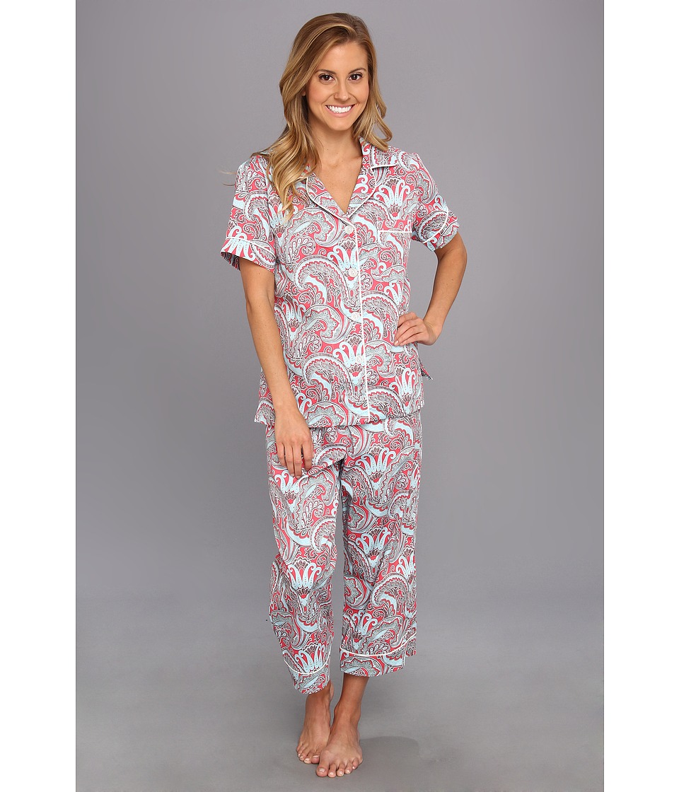 BedHead Red Piccadilly Paisley Classic Cotton PJ Womens Pajama Sets (Red)