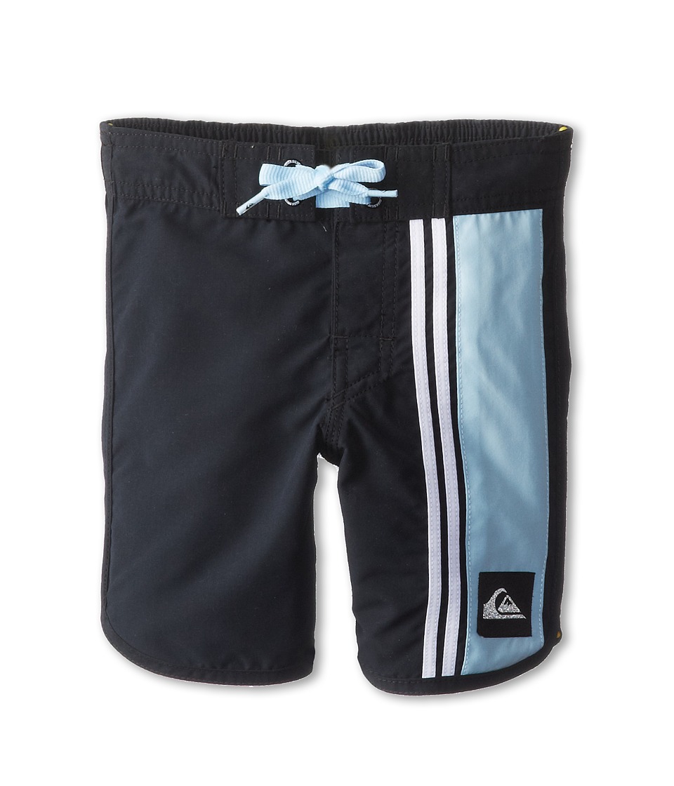 Quiksilver Kids OG Comp Stripe Boardshort Boys Swimwear (Black)