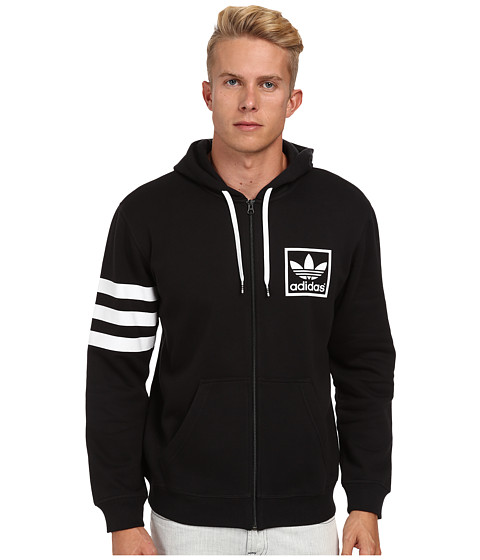 UPC 887779107471 adidas Originals 3Foil Full Zip Hoody Black White Men s Sweatshirt upcitemdb
