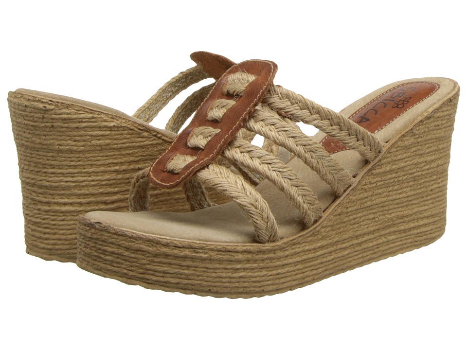 Sbicca Del Sol Womens Wedge Shoes (Tan)
